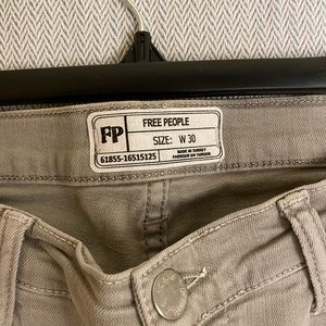 Sage grey jeans from Free People